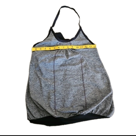 Lululemon Womens Gray Awareness Tank In Static Gray And Black Yoga Top 4 - Picture 12 of 13